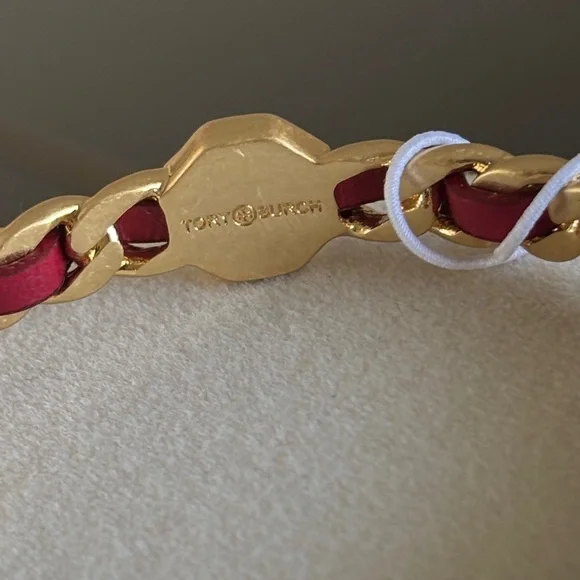 ⚜️Tory Burch Luxurious Gold and Red Bracelet ⚜️ - Picture 3 of 7